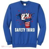 Sarcastic Fireworks Firecrackers 4th Of July Safety Third Gift Sweatshirt thumb 0