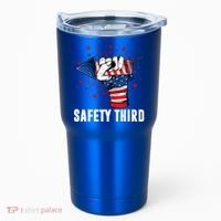 Sarcastic Fireworks Firecrackers 4th Of July Safety Third Gift Tumbler thumb 0