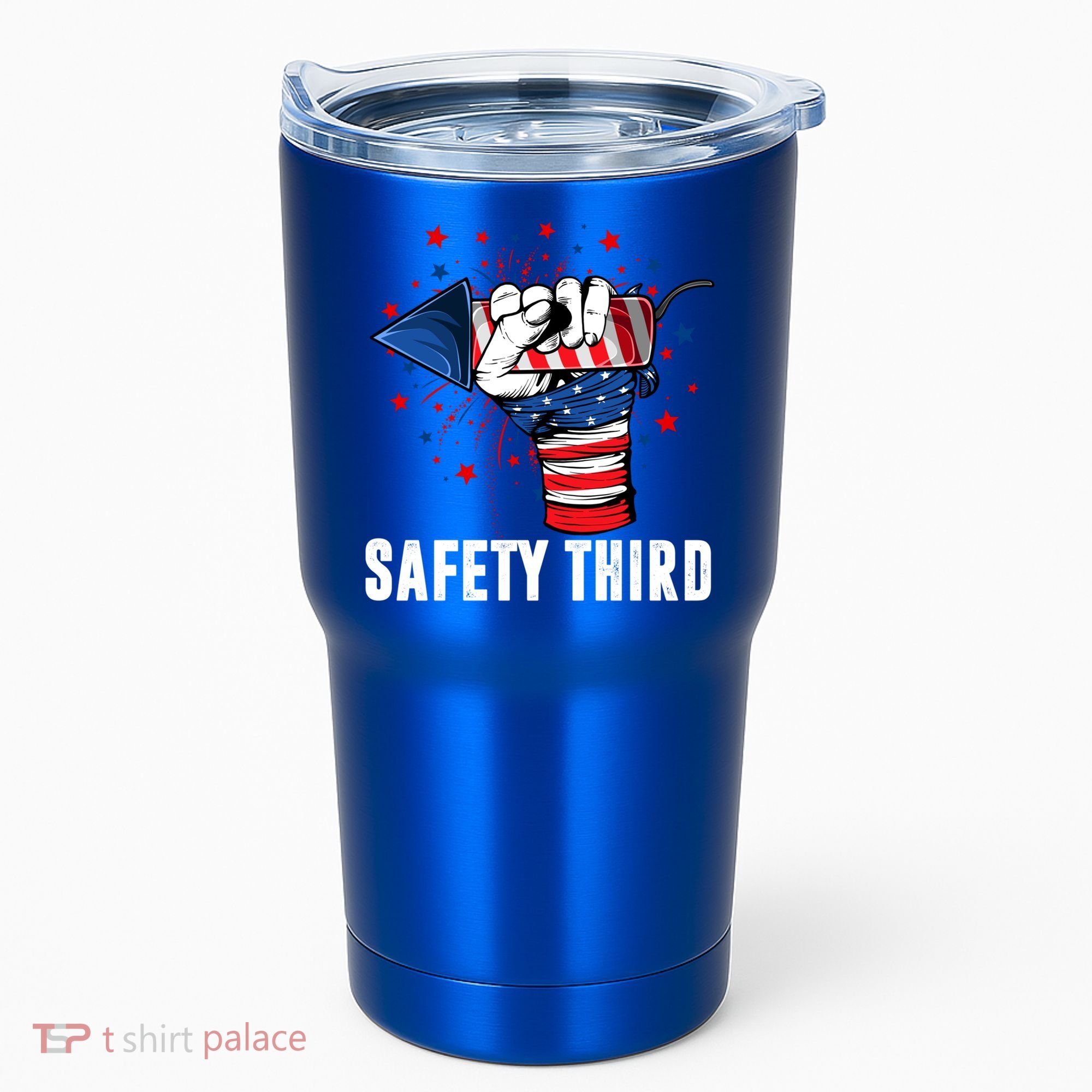 Sarcastic Fireworks Firecrackers 4th Of July Safety Third Gift Tumbler