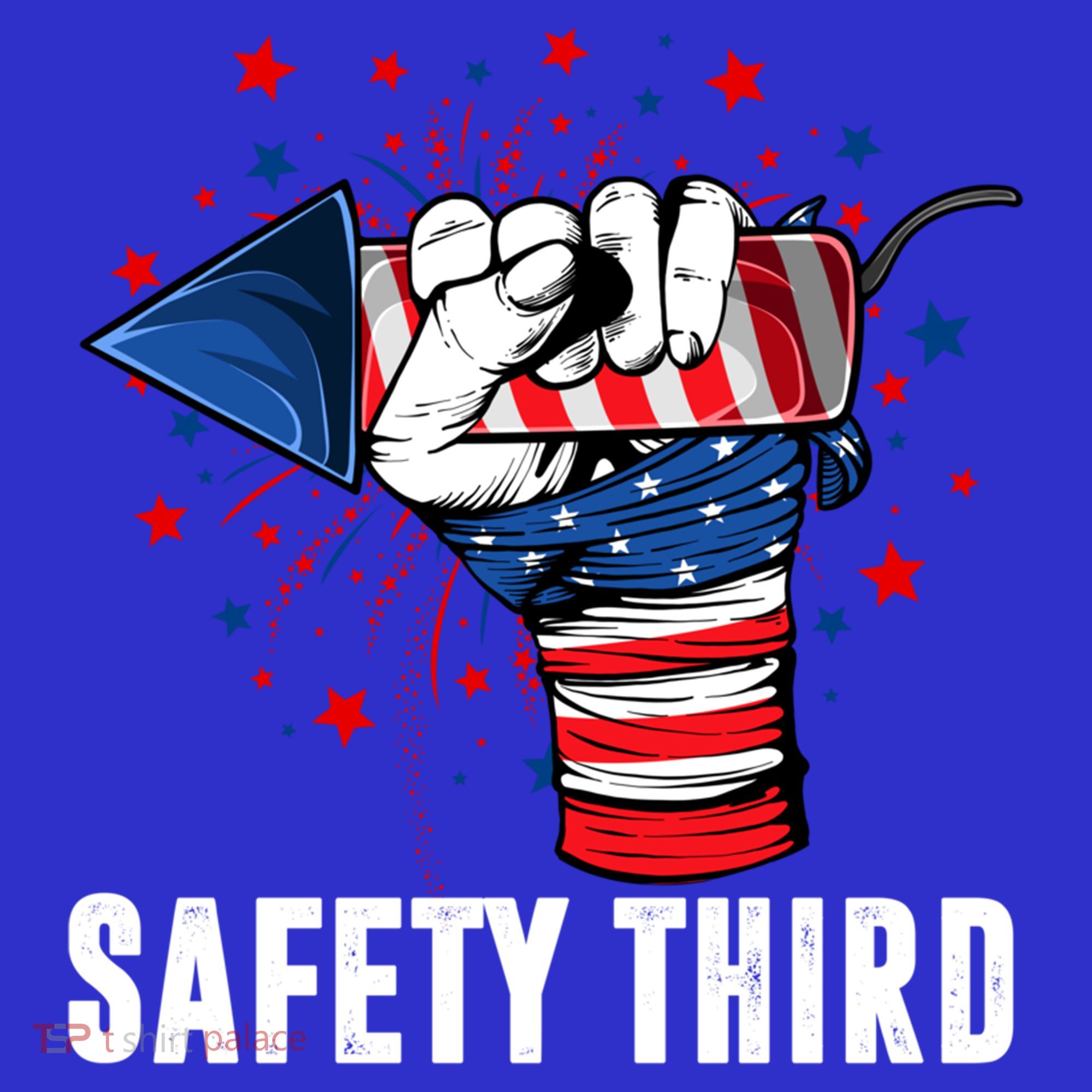 Sarcastic Fireworks Firecrackers 4th Of July Safety Third Gift Kids Sweatshirt