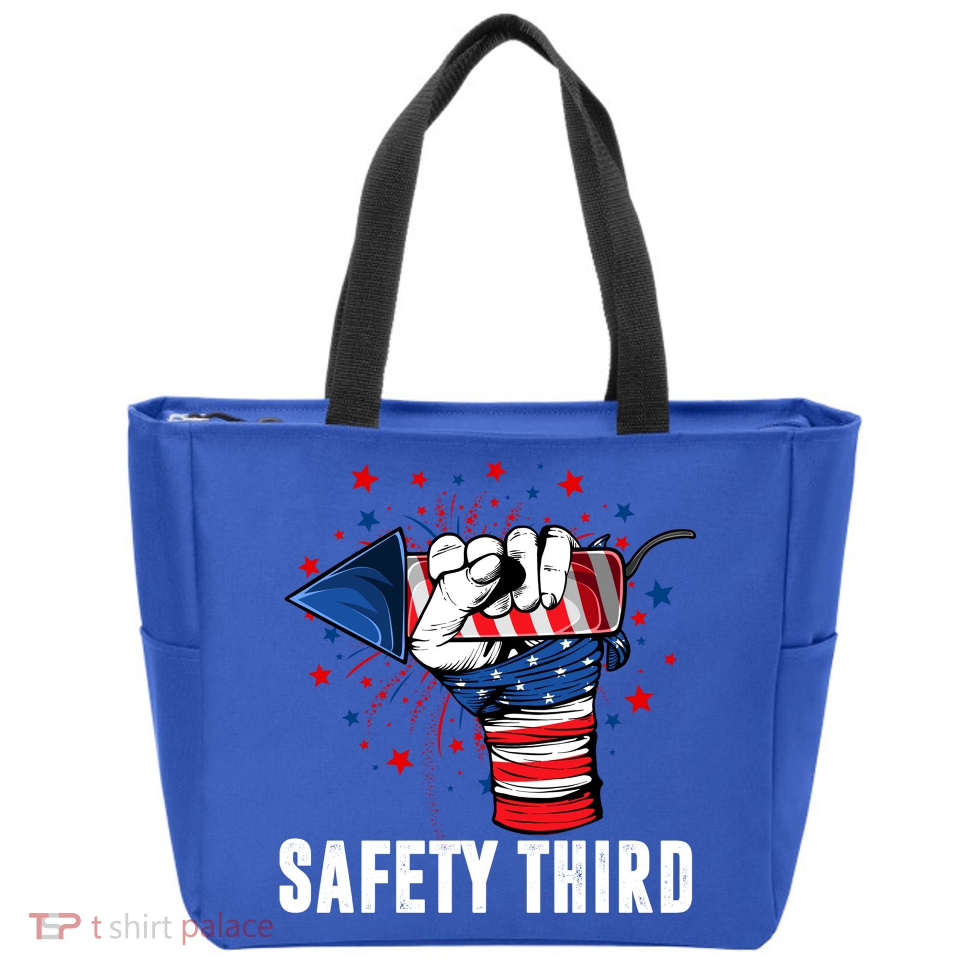 Sarcastic Fireworks Firecrackers 4th Of July Safety Third Gift Tote Bag