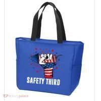 Sarcastic Fireworks Firecrackers 4th Of July Safety Third Gift Tote Bag thumb 3