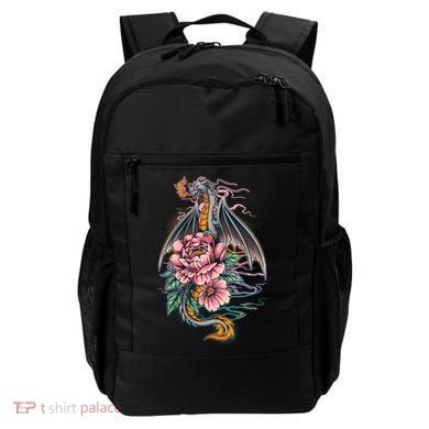 Springtime Floral Fire Dragon Backpack