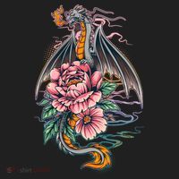 Springtime Floral Fire Dragon Tumbler thumb 3