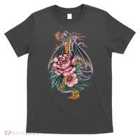 Springtime Floral Fire Dragon T-Shirt thumb 0