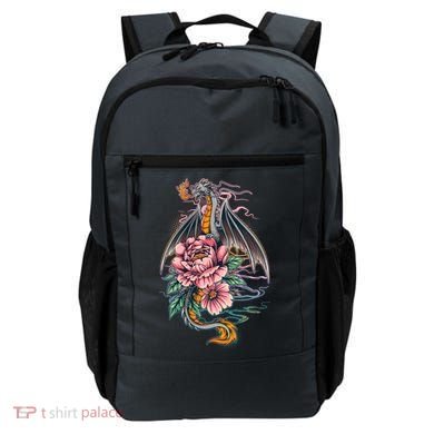 Springtime Floral Fire Dragon Backpack