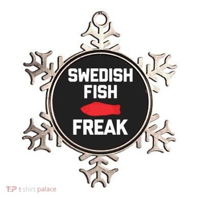 Swedish Fish Freak Gift Funny Saying Sarcastic Food Candy Gift Ornament
