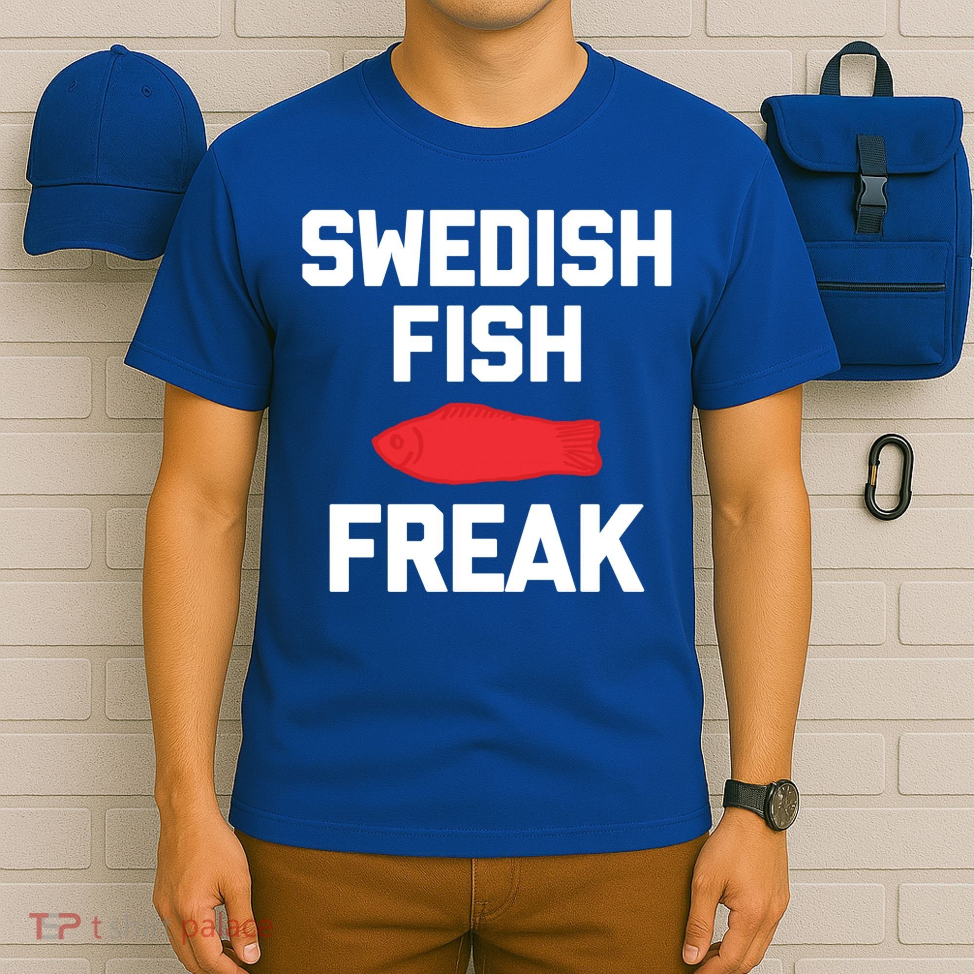 Swedish Fish Freak Gift Funny Saying Sarcastic Food Candy Gift T-Shirt