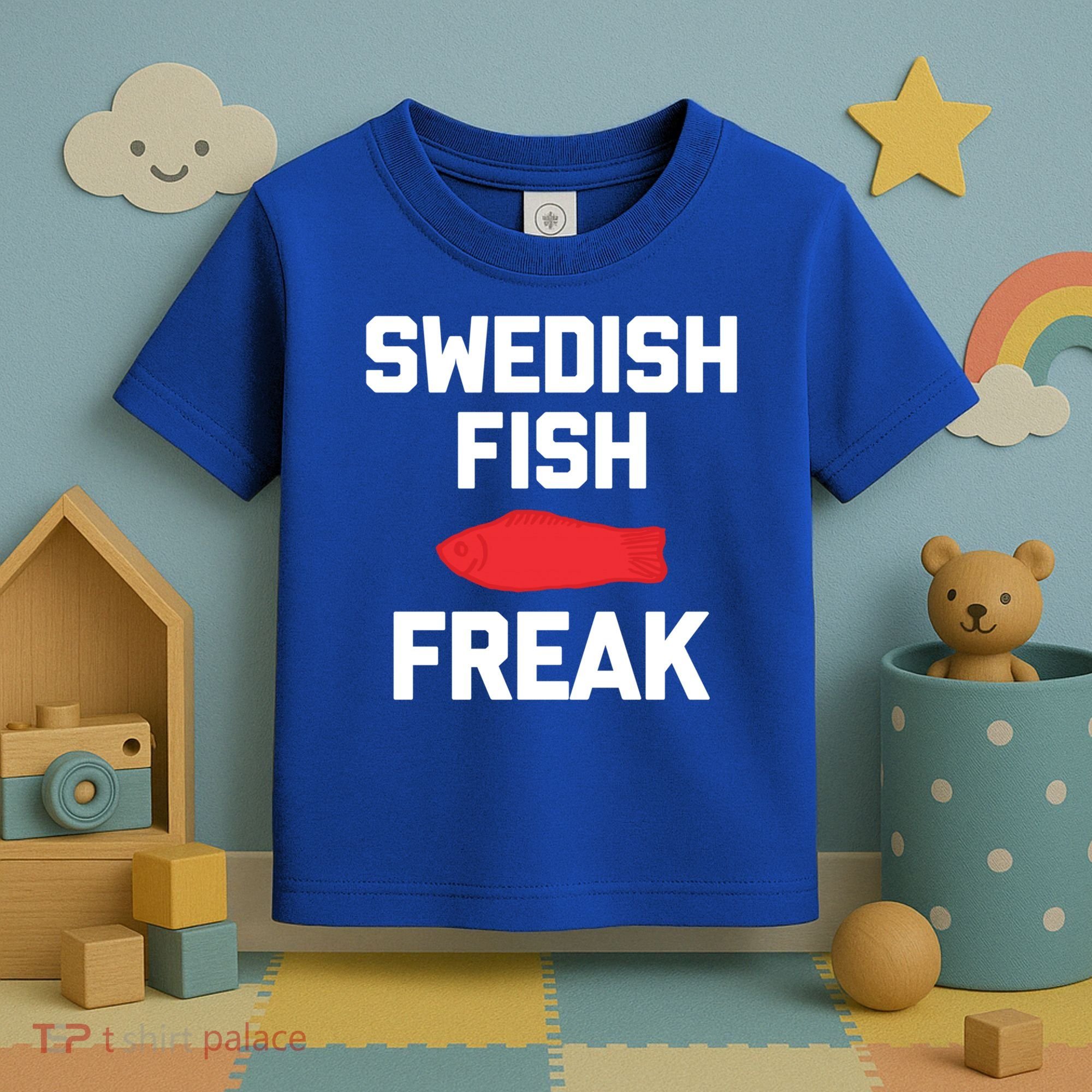 Swedish Fish Freak Gift Funny Saying Sarcastic Food Candy Gift Toddler T-Shirt