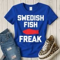 Swedish Fish Freak Gift Funny Saying Sarcastic Food Candy Gift Women's T-Shirt thumb 3