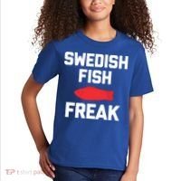 Swedish Fish Freak Gift Funny Saying Sarcastic Food Candy Gift Kids T-Shirt thumb 2