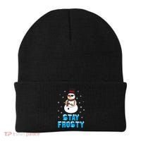 Stay Frosty Funny Christmas Cool Snowman T Beanie thumb 0