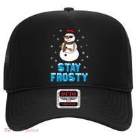 Stay Frosty Funny Christmas Cool Snowman T Hat thumb 0