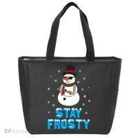Stay Frosty Funny Christmas Cool Snowman T Tote Bag thumb 0
