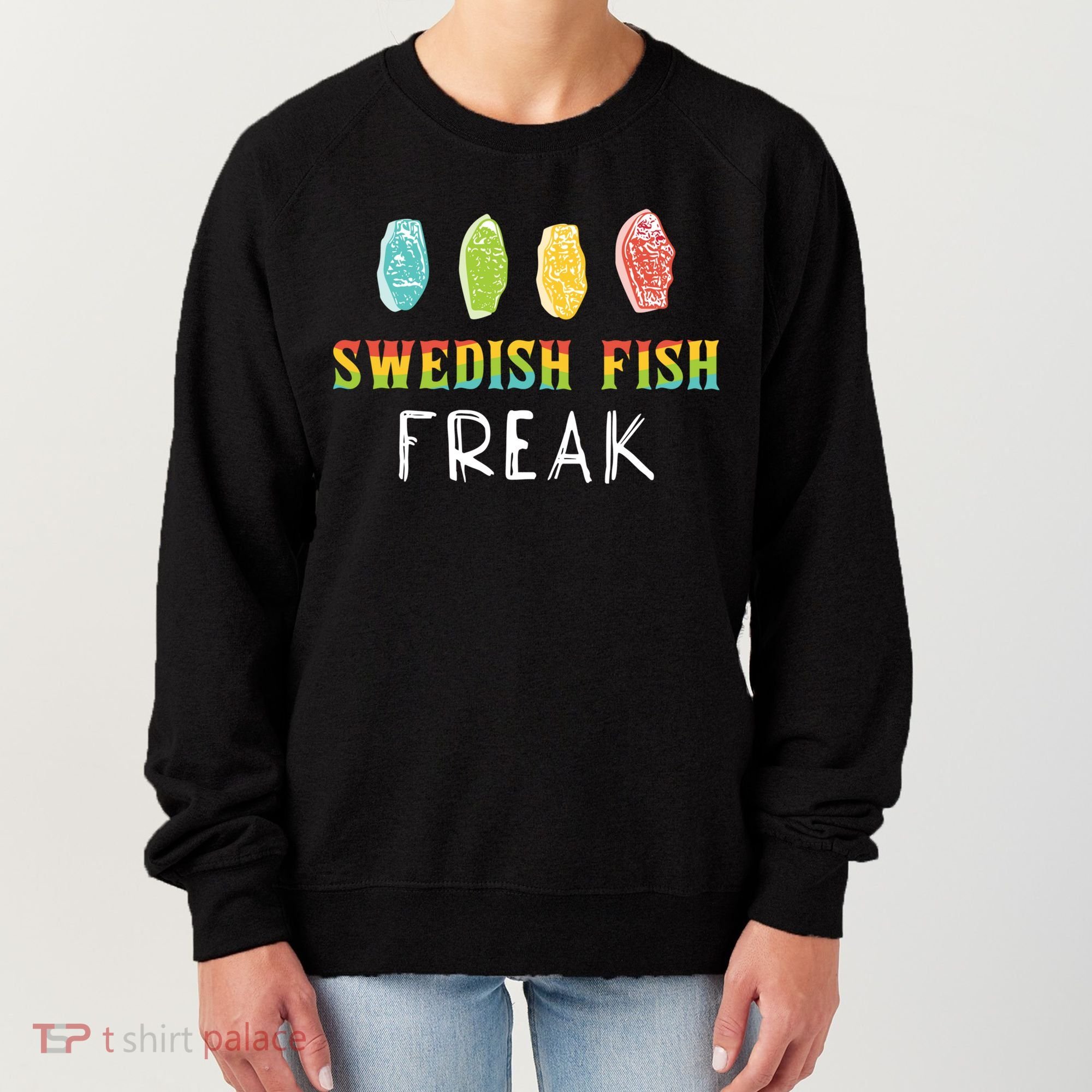 Swedish Fish Freak In The Wild Funny Idea Funny Gift Women's Sweatshirt