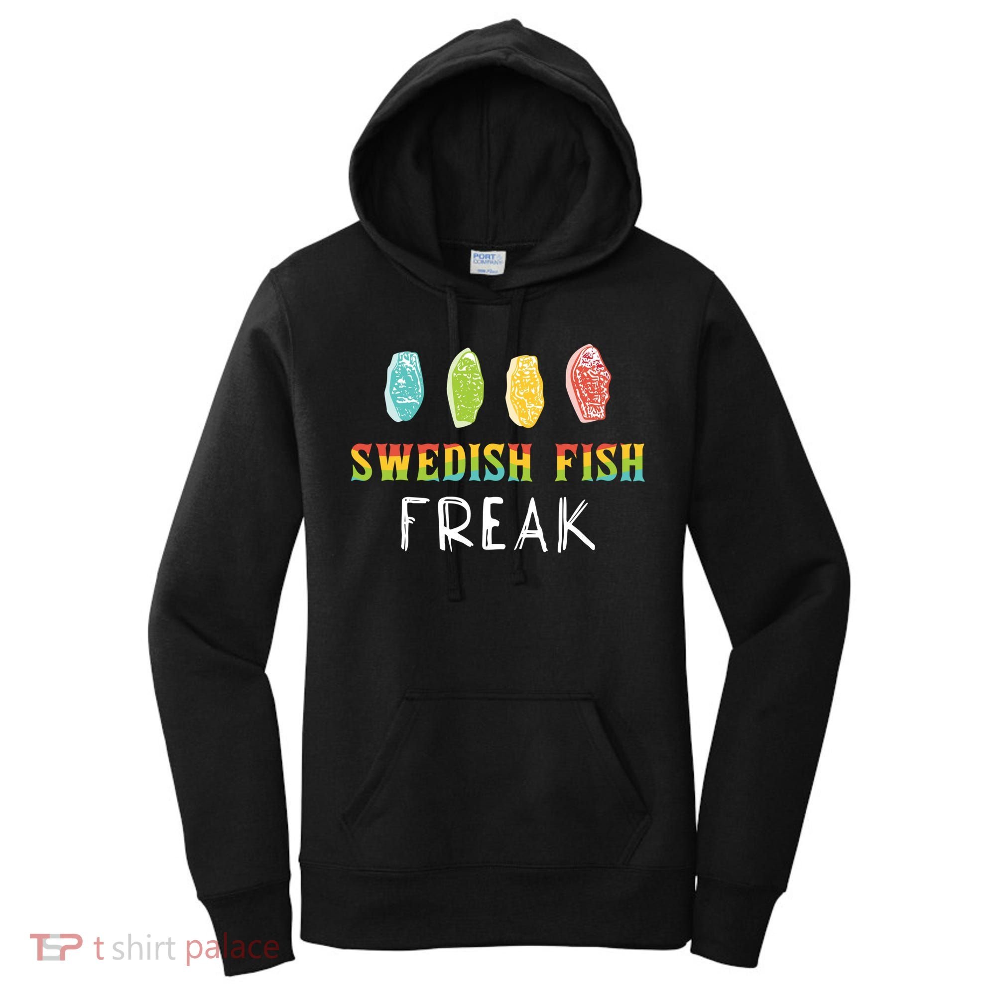 Swedish Fish Freak In The Wild Funny Idea Funny Gift Women's Hoodie