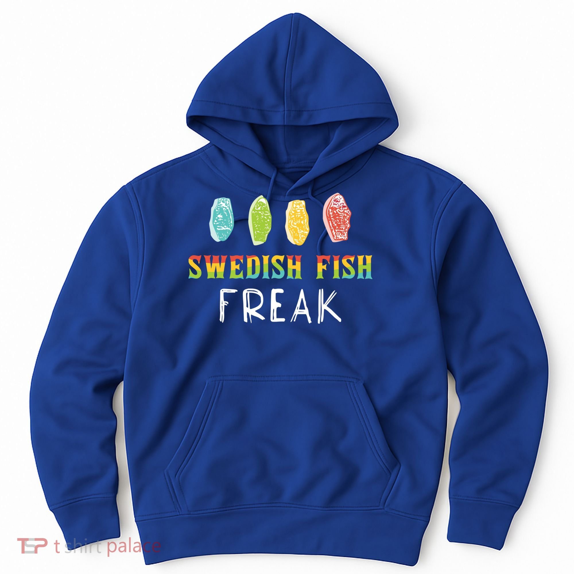 Swedish Fish Freak In The Wild Funny Idea Funny Gift Hoodie