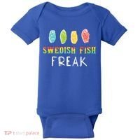 Swedish Fish Freak In The Wild Funny Idea Funny Gift Baby Bodysuit thumb 0