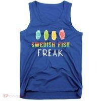 Swedish Fish Freak In The Wild Funny Idea Funny Gift Tank Top thumb 0