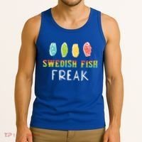 Swedish Fish Freak In The Wild Funny Idea Funny Gift Tank Top thumb 3