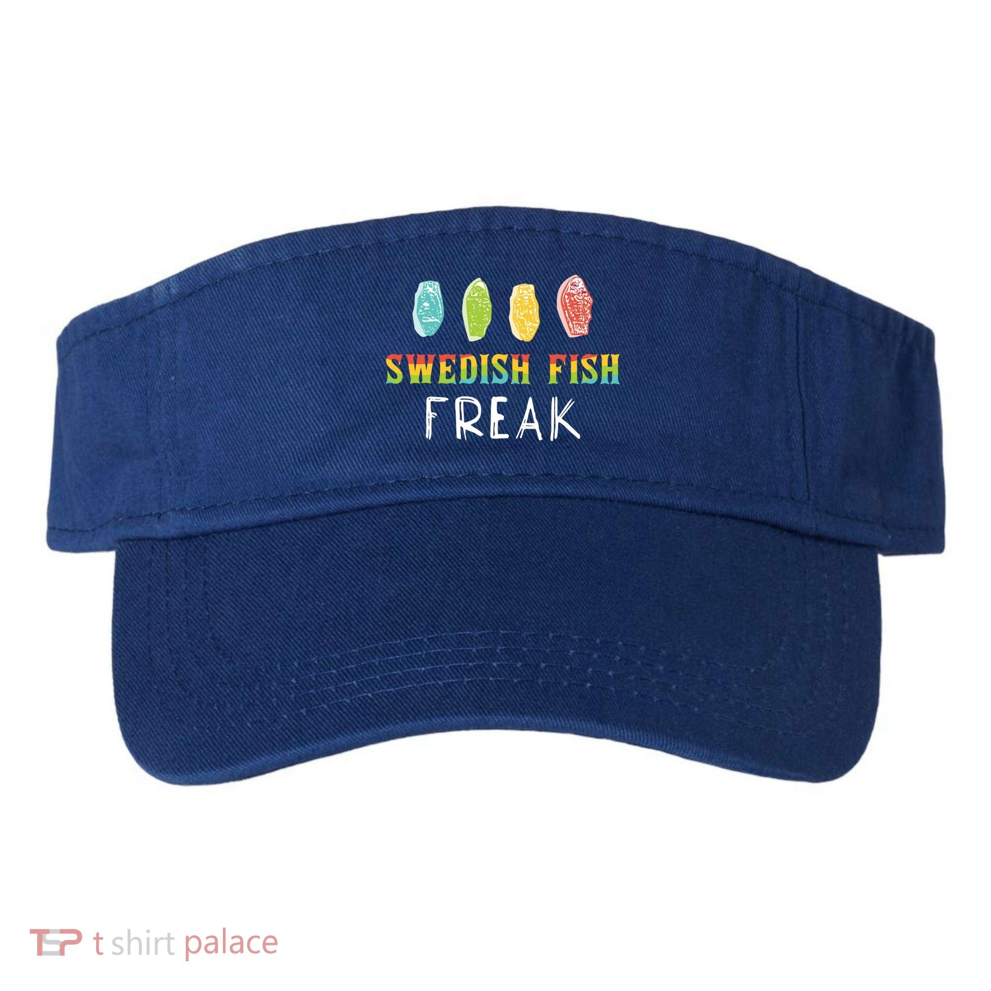 Swedish Fish Freak In The Wild Funny Idea Funny Gift Visor