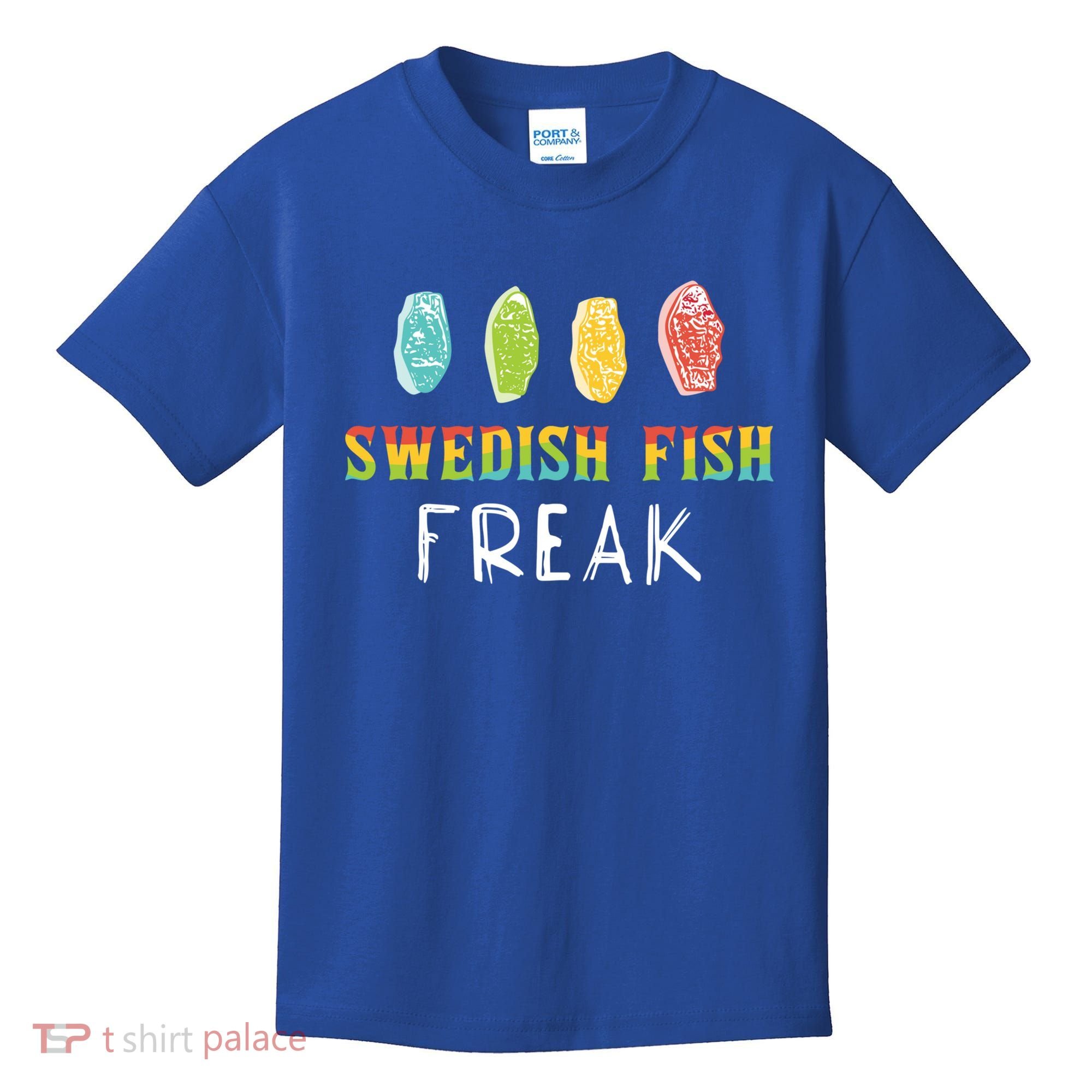 Swedish Fish Freak In The Wild Funny Idea Funny Gift Kids T-Shirt