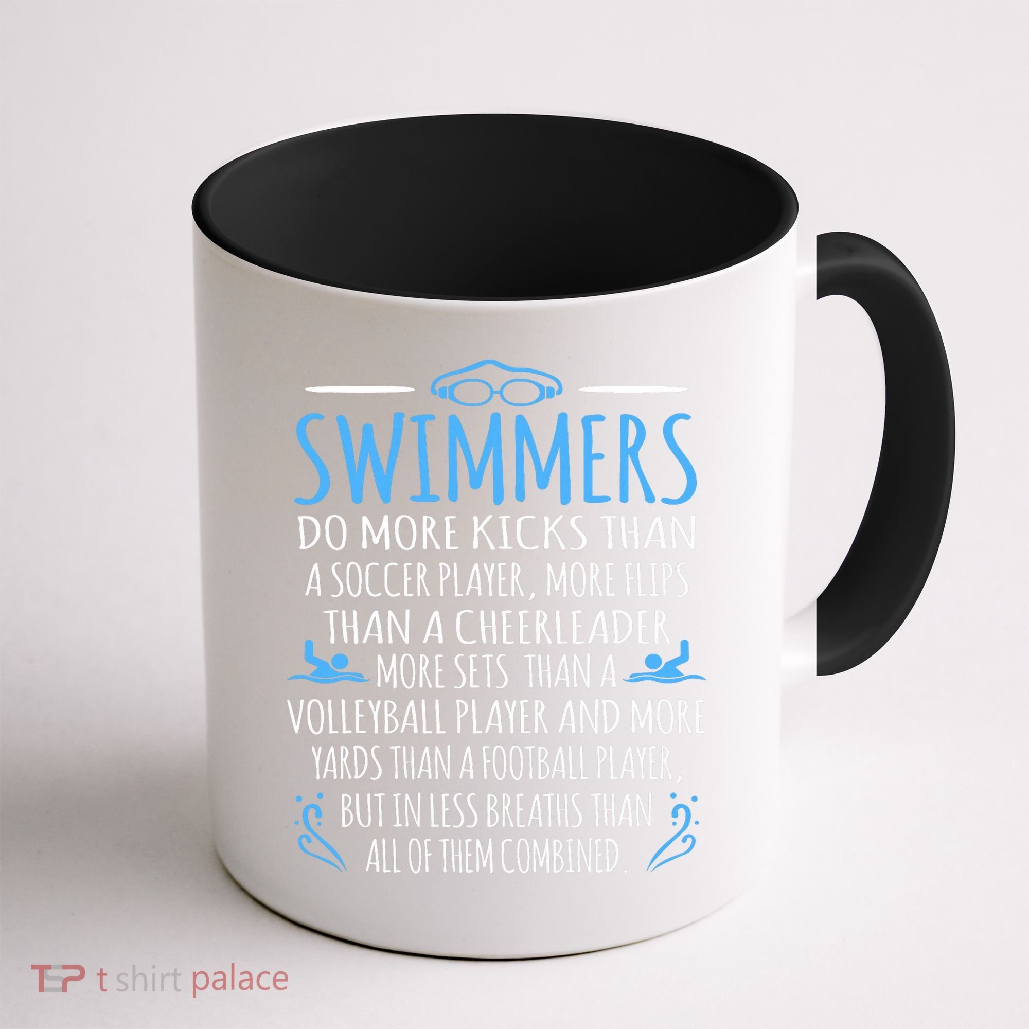 Swimmers Facts Funny Swimming Swim Coach Graphic Coffee Mug
