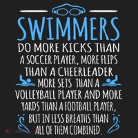 Swimmers Facts Funny Swimming Swim Coach Graphic Tumbler thumb 3