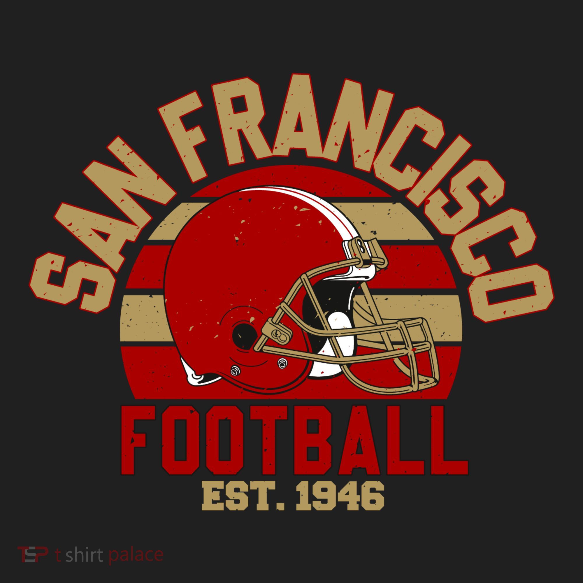 San Francisco Football Est 1946 Team Supporter Women's Sweatshirt