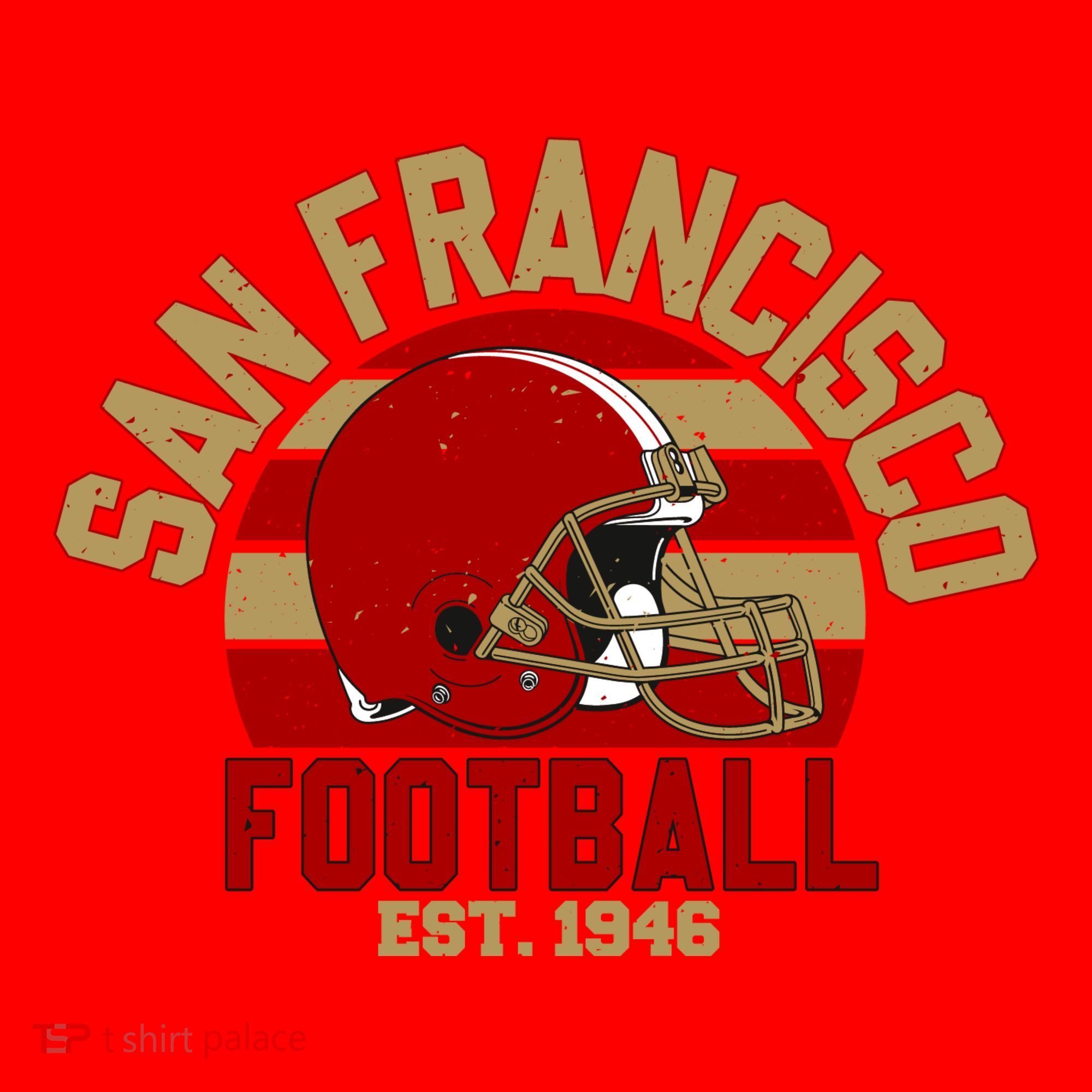 San Francisco Football Est 1946 Team Supporter Santa Hat
