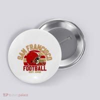 San Francisco Football Est 1946 Team Supporter Button thumb 0