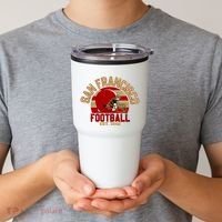 San Francisco Football Est 1946 Team Supporter Tumbler thumb 2