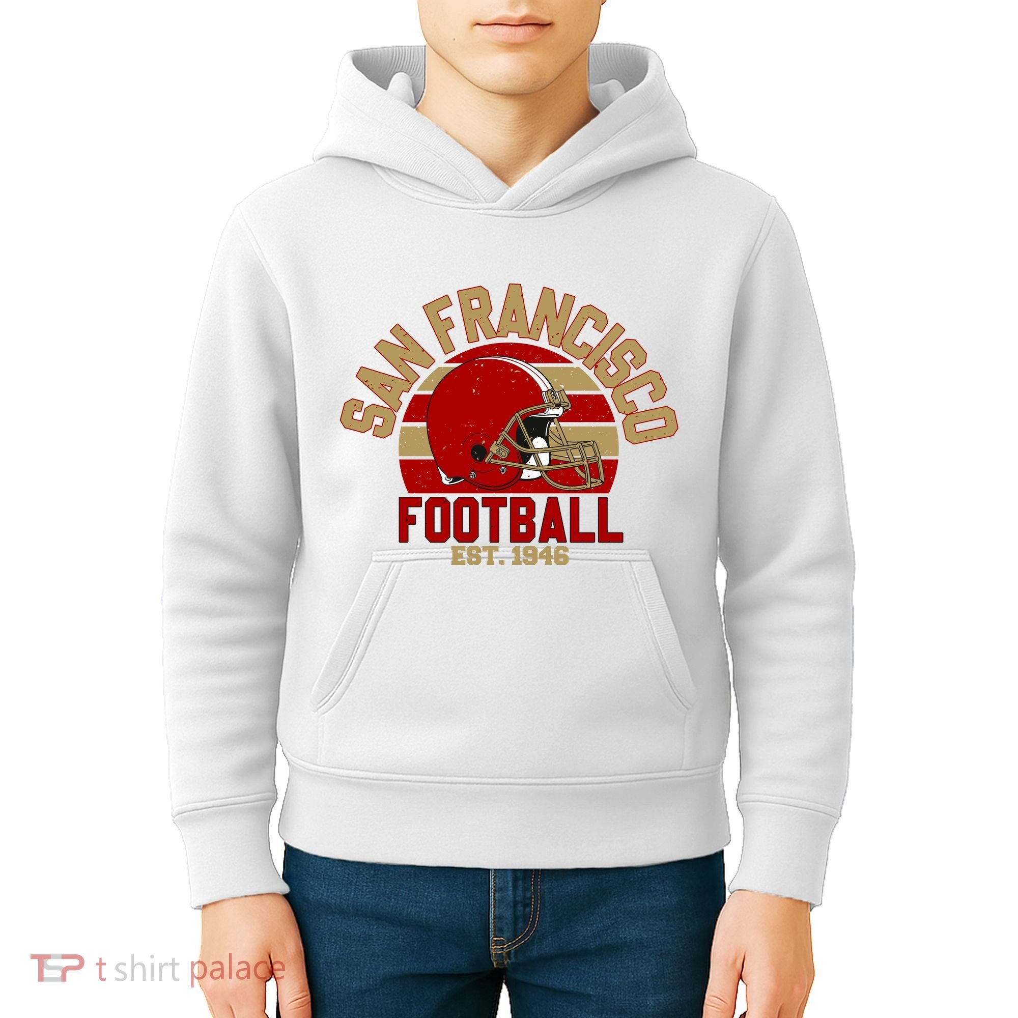 San Francisco Football Est 1946 Team Supporter Kids Hoodie
