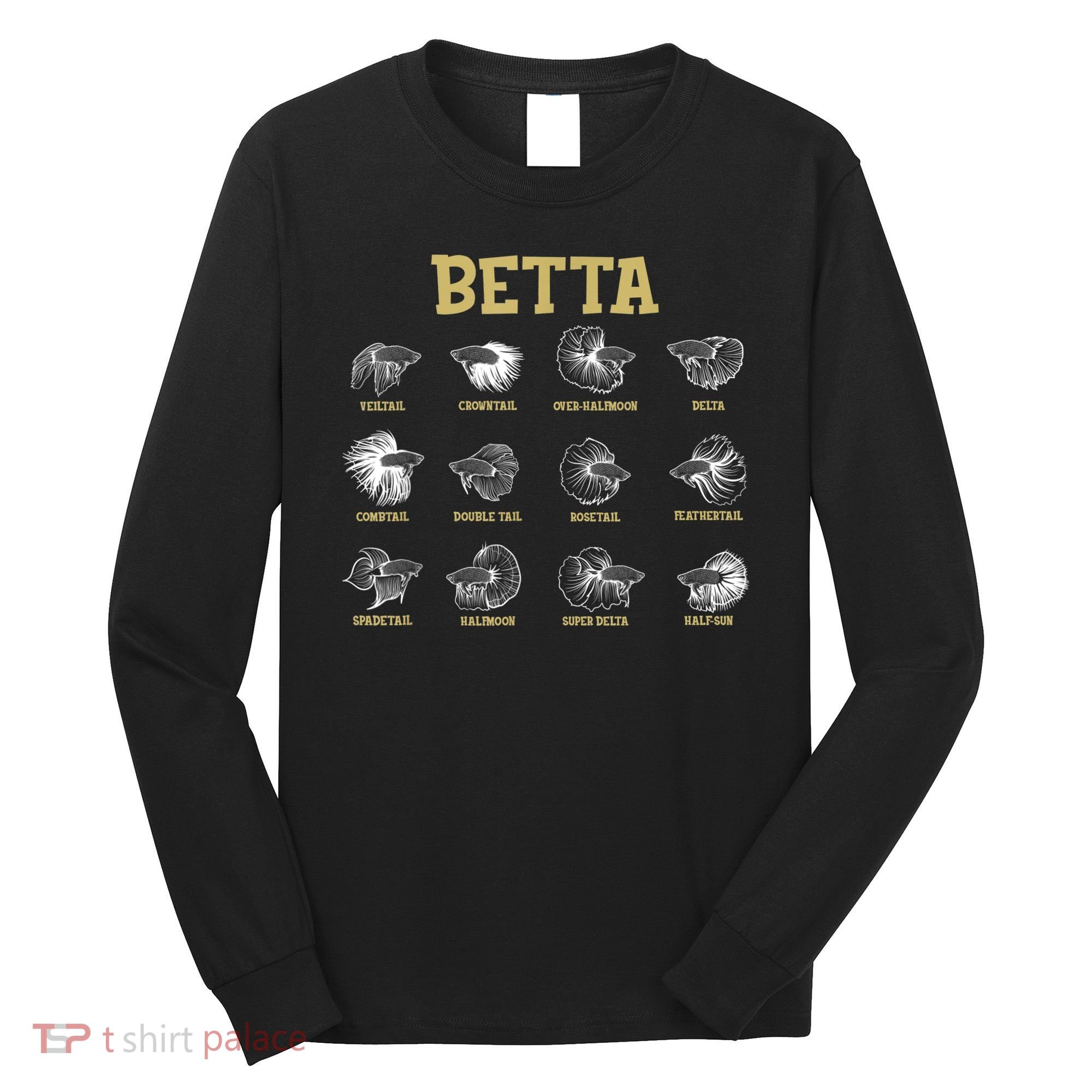 Siamese Fighting Fish Lover Aquarium Keeper Betta Fish Long Sleeve Shirt