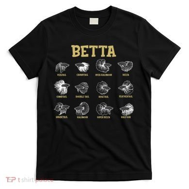 Siamese Fighting Fish Lover Aquarium Keeper Betta Fish T-Shirt