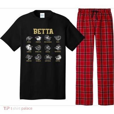 Siamese Fighting Fish Lover Aquarium Keeper Betta Fish Pajama Set