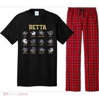 Siamese Fighting Fish Lover Aquarium Keeper Betta Fish Pajama Set thumb 0