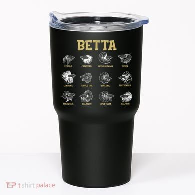 Siamese Fighting Fish Lover Aquarium Keeper Betta Fish Tumbler
