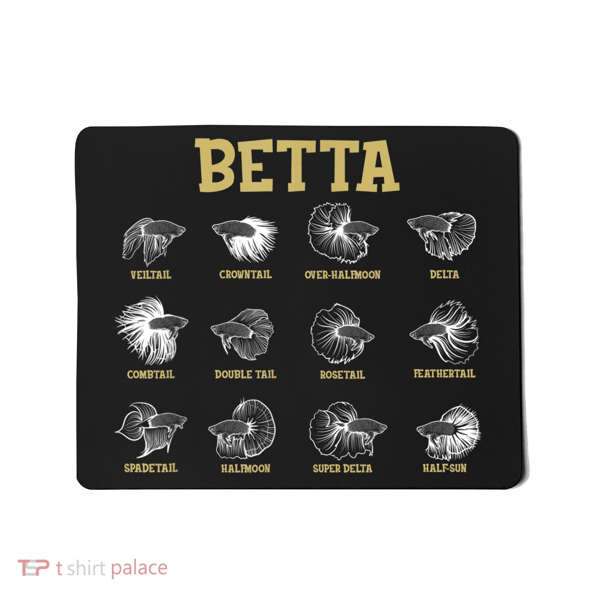 Siamese Fighting Fish Lover Aquarium Keeper Betta Fish Mousepad