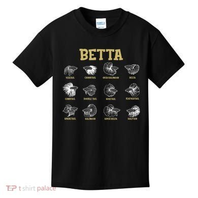 Siamese Fighting Fish Lover Aquarium Keeper Betta Fish Kids T-Shirt