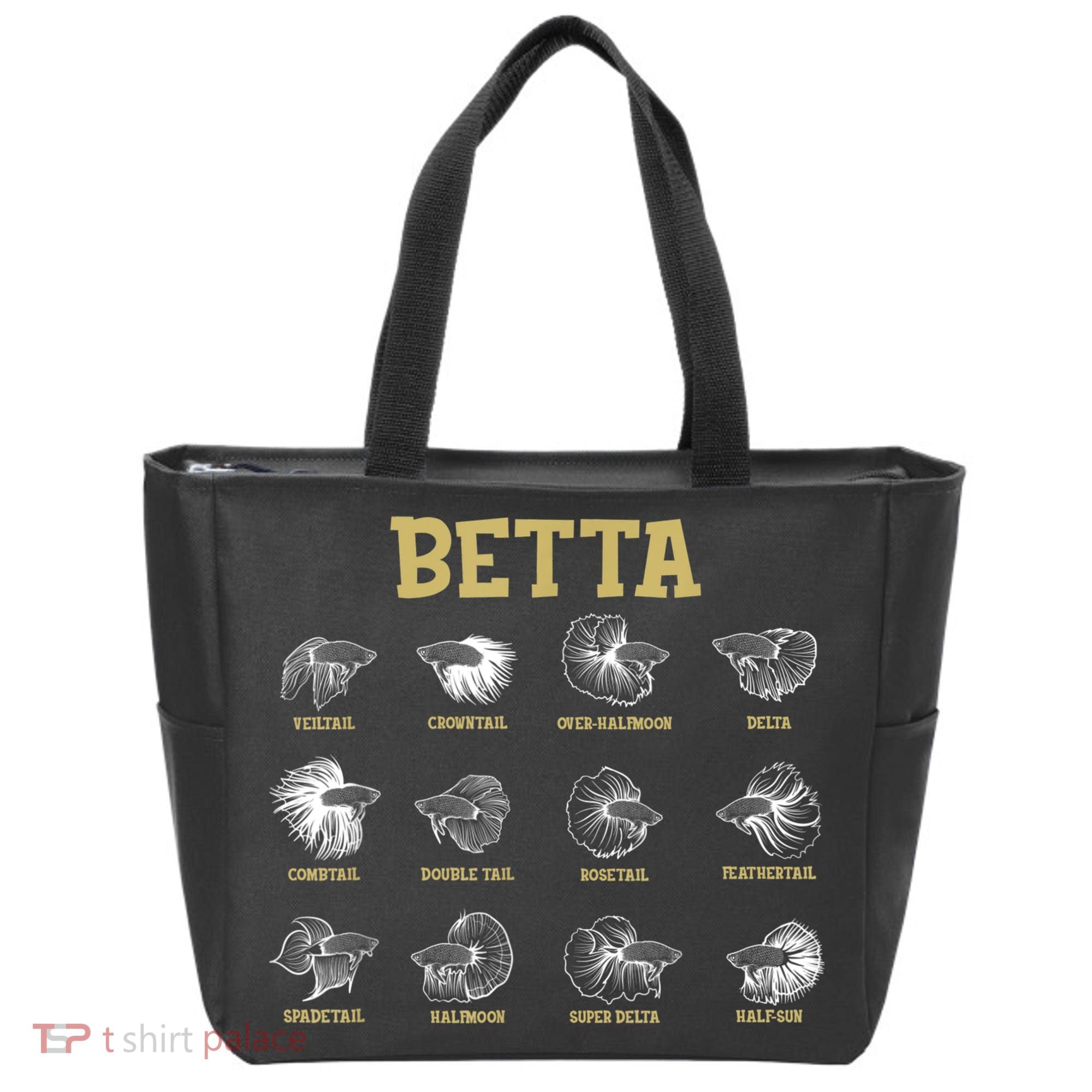 Siamese Fighting Fish Lover Aquarium Keeper Betta Fish Tote Bag