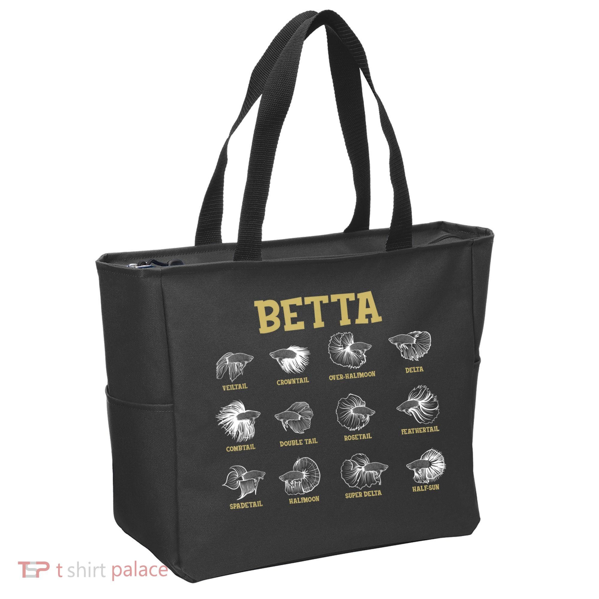 Siamese Fighting Fish Lover Aquarium Keeper Betta Fish Tote Bag