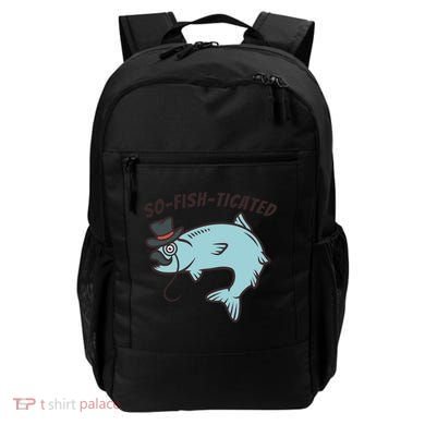 Suffocated Funny Fish Backpack