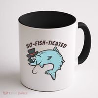 Suffocated Funny Fish Coffee Mug thumb 1