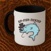 Suffocated Funny Fish Coffee Mug thumb 2
