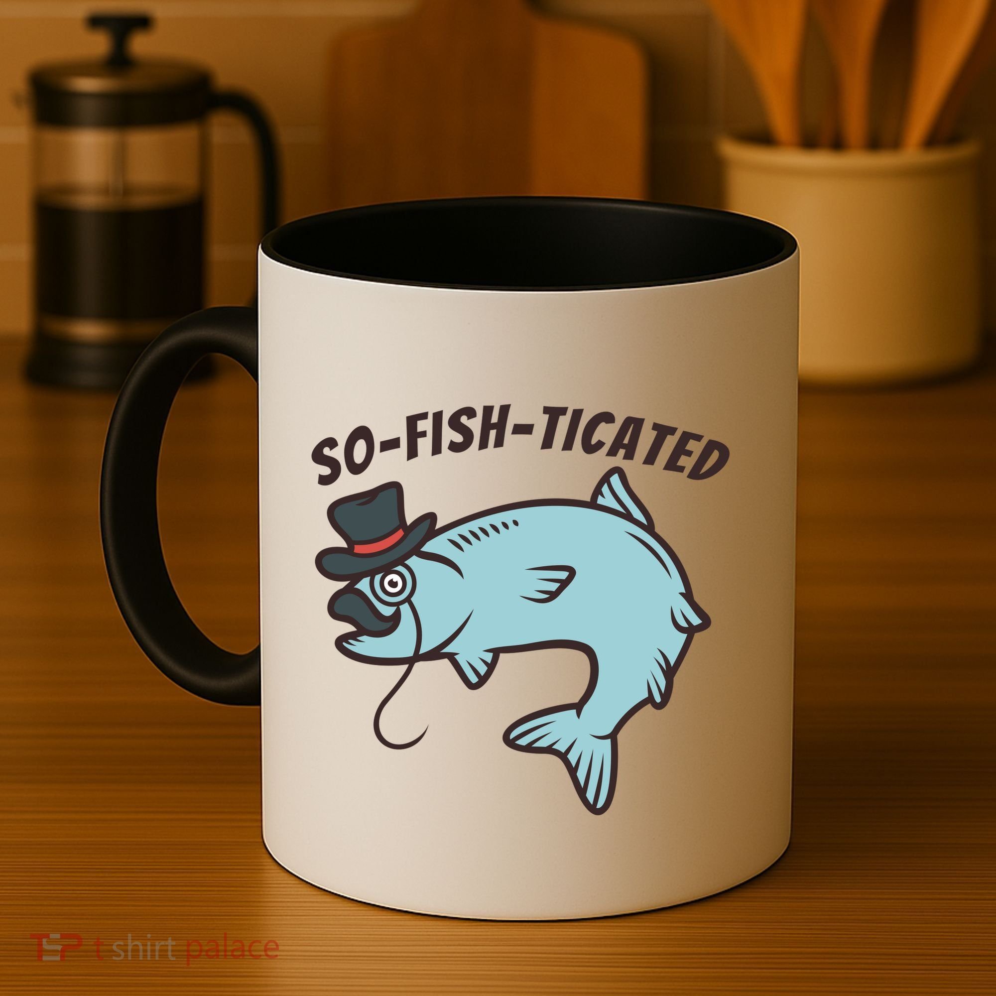 Suffocated Funny Fish Coffee Mug