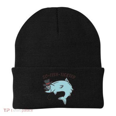 Suffocated Funny Fish Beanie