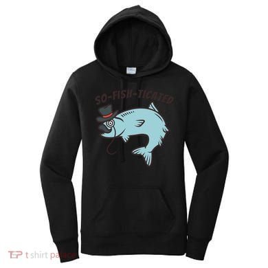 Suffocated Funny Fish Women's Hoodie