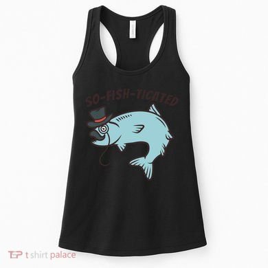Suffocated Funny Fish Women's Tank Top