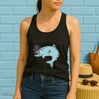 Suffocated Funny Fish Women's Tank Top thumb 2